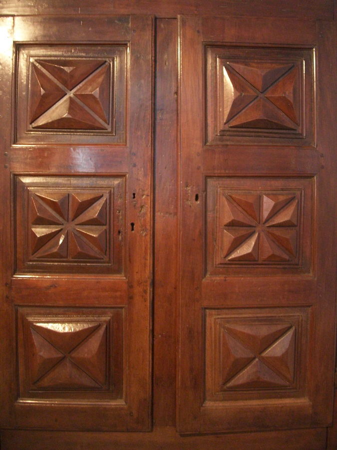 17th Century Italian Diamond Point Doors